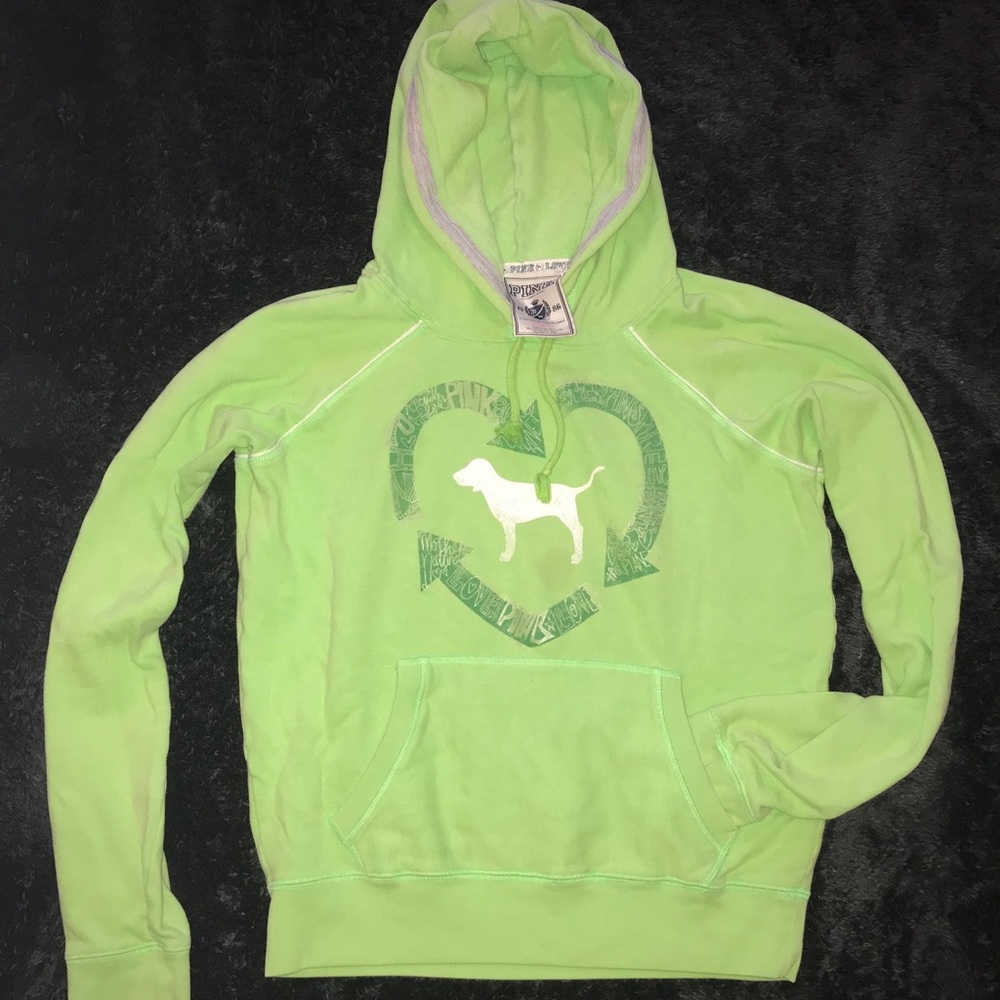 PINK by Victoria’s Secret Size M Green Sweatshirt